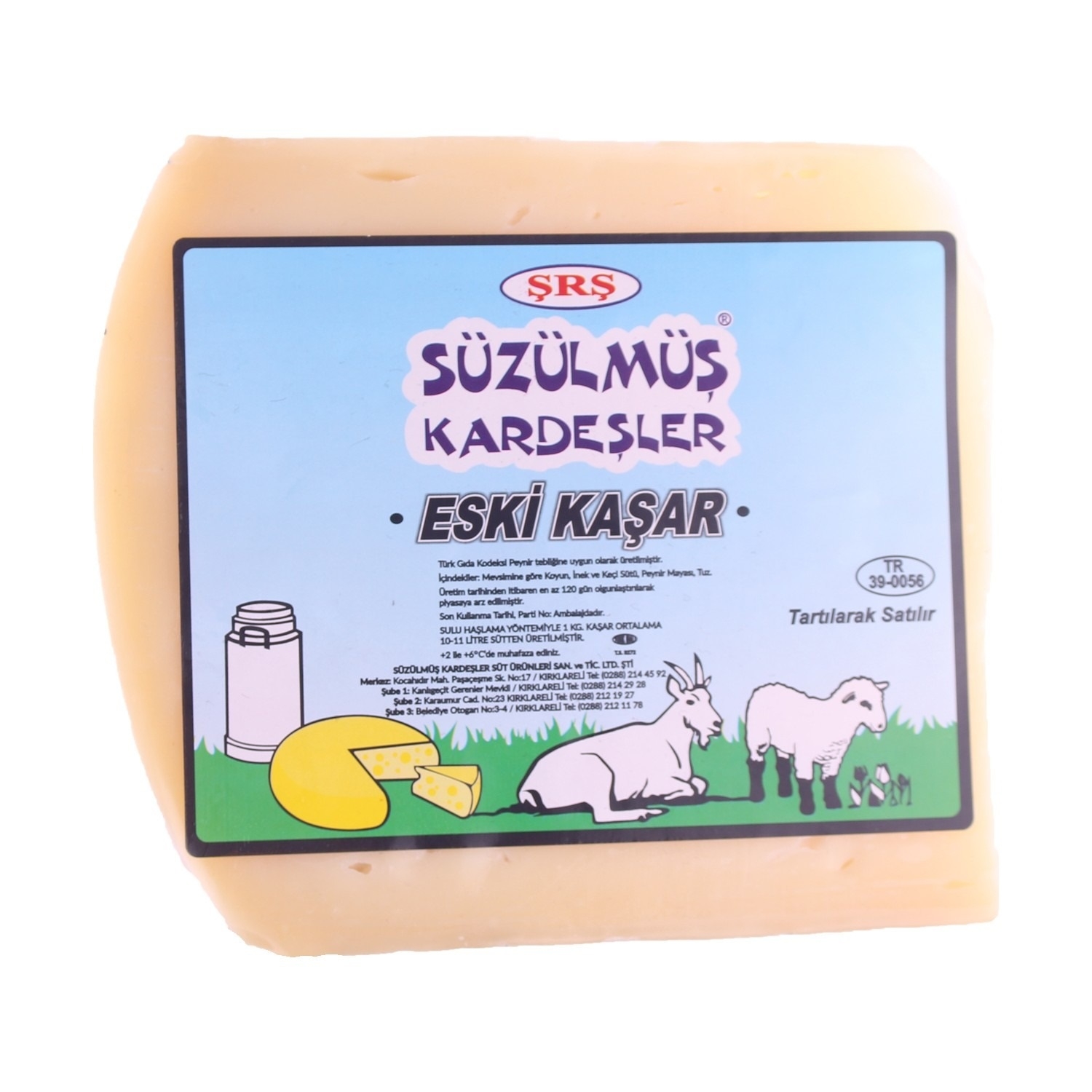 Süzülmüş Kardeşler Eski Kaşar ( PAÇAL )