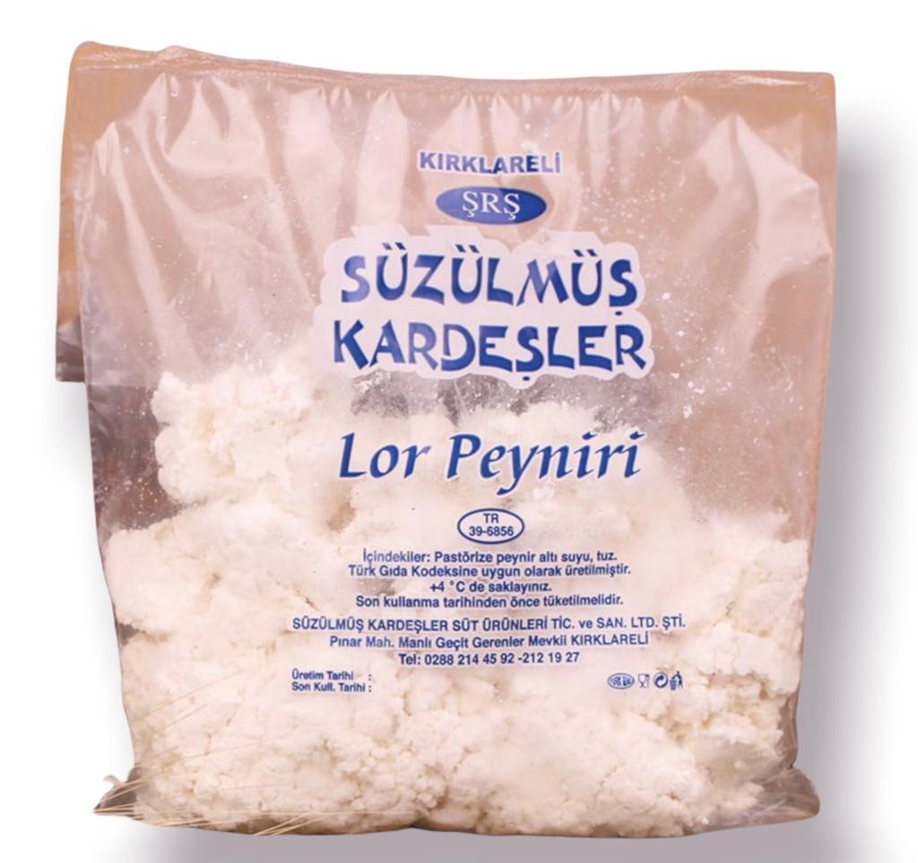 Süzülmüş Kardeşler Lor Peyniri - Trakya Peynircisi