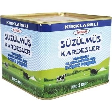 Süzülmüş Kardeşler Teneke İnek Peyniri 3Kg