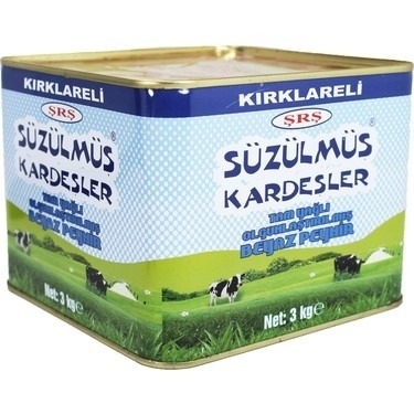 Süzülmüş Kardeşler Teneke İnek Peyniri 3Kg
