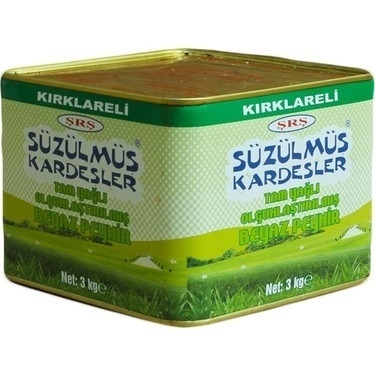 Trakya Peynirsici Süzülmüş Teneke Paçal Peynir 3Kg
